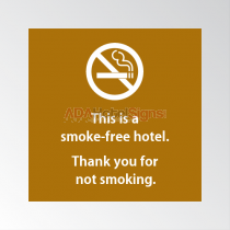 Four Points - Common Area No Smoking Sign
