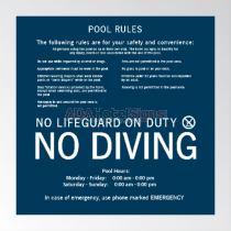 Four Points - Pool Rules