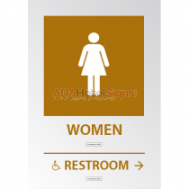 Four Points - Restroom - Women's Non Accessible Directional