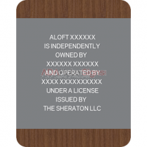 Ownership Disclosure Sign - Alternate