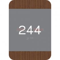 Guest room number ID sign