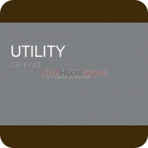 Utility Room Signs Equipment