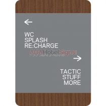 Floor Directional Sign - Small