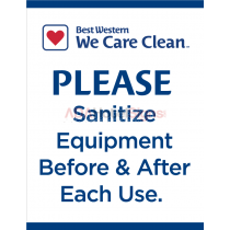 Best Western Contemporary - BEST WESTERN CARE CLEAN SIGNS FITNESS