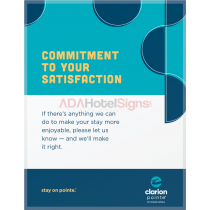 Clarion Pointe Commitment To Your Staisfaction 