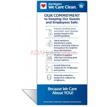 Best Western Contemporary - BEST WESTERN CARE CLEAN SIGNS FRONT DESK