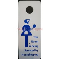 Serviced By Housekeeper Door Hanger (50/pkg)