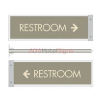 Double Tree 1 - PERPENDICULAR OVERHEAD (FLAG) SIGN