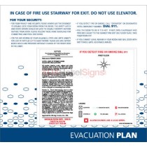2016 In Room Evacuation Sign
