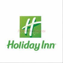 H4 - Podium Sign with Brand Logo