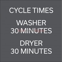 Hilton Garden Inn 2017 - Wash/Dry Cycle Times