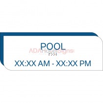 Hilton Garden Inn 2017 - Pool and Spa Sign w/ Hours