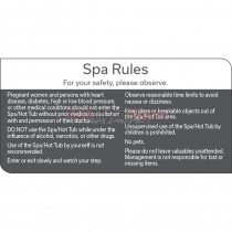 Hilton Garden Inn 2017 - Spa Rules/Safety
