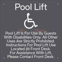 Pool Lift Rules, w/ ISA Symbol
