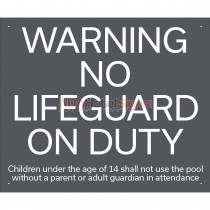 Hilton Garden Inn 2017 - Warning No Lifeguard On Duty