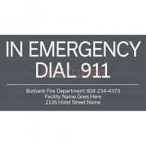 Hilton Garden Inn 2017 - In Emergency Dial