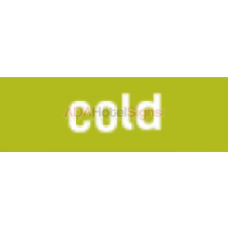 "cold" Acrylic Cooler Signs