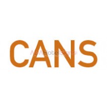 .75" Vinyl Text - Cans