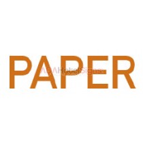 .75" Vinyl Text - Paper