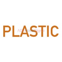.75" Vinyl Text - Plastic