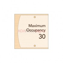 MAXIMUM OCCUPANCY
