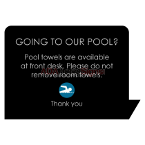 Going to Our Pool - Front Desk