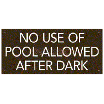 Homewood Suites - No Use Of Pool After Dark (CA Compliant)