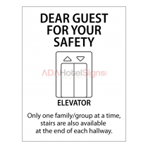DEAR GUEST FOR YOUR SAFETY