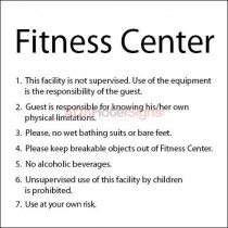 Spindle - Fitness Center Rules