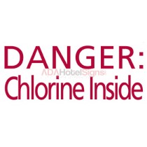 Spindle - Danger: Chlorine Inside Decal