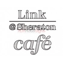Sheraton - Sheraton Link Cafe Wall Letters (Horizontal Layout)