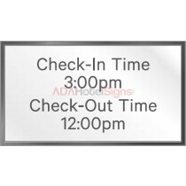 Sheraton 2016 - Sheraton Check in/Check out Sign