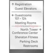 Sheraton 2016 - Sheraton Large Public Space Directional Sign