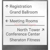 Sheraton 2016 - Sheraton Medium Public Space Directional Sign