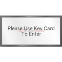 Sheraton 2016 - Sheraton Key Card Access Sign