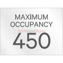 Sheraton 2016 - Sheraton Maximum occupancy Sign