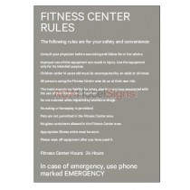 Sheraton 2016 - Sheraton Fitness Center Rules