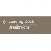 Westin - Back of the house Corridor Directional sign (add'l layout)