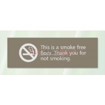 Westin - No smoking floor notice sign