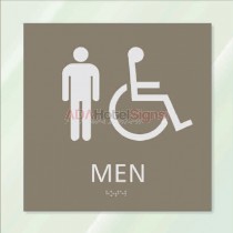 Westin - Men's accessible restroom ID sign