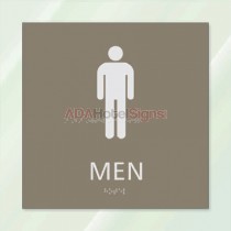 Westin - Men's non accessible restroom sign