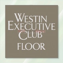 Westin - Westin Executive Club Floor ID sign