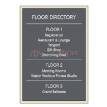 Westin 2016 - Westin Level Directory Sign