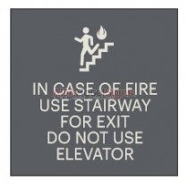 Westin 2016 - Westin In Case of Fire Signs (Back of the house)