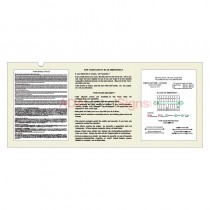 In Room Evacuation Sign