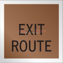 Exit Route Sign