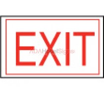 EXIT Flat sign