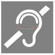 Residence Inn - Hearing Impaired Symbol- (Guest Room Sign)