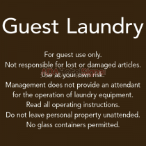 Homewood Suites - GUEST LAUNDRY