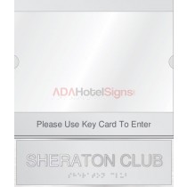 Sheraton - Sheraton Club Tactile ADA Sign
